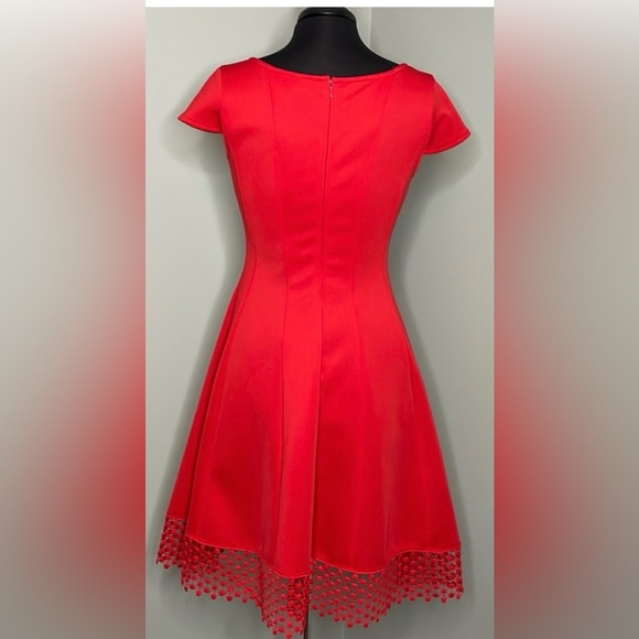 Donna Ricco New York A-Line Stunning Red Dress - Picture 2 of 4